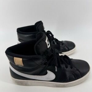 Nike Court‎ Royale 2 Mid Men's Sneakers Black Size 10 Casual Athletic